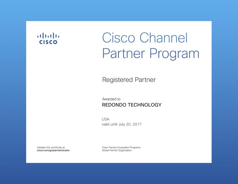 Cisco Partner Redondo Technology
